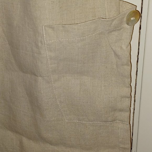 Goddess Gear Cargo Wide Leg Pants Natural Organic Fiber Clothing Large - Picture 4 of 7